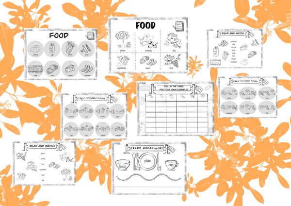 TIGER & FRIENDS 1 Unit 4 Food, food categories