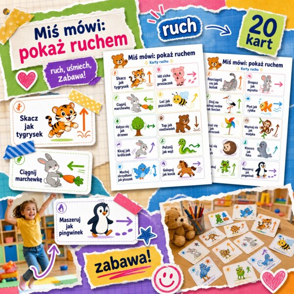 Miś mówi: pokaż ruchem