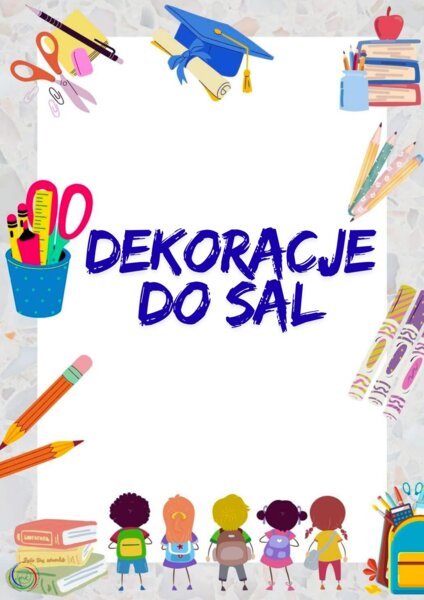 MEGA ZESTAW DEKORACJI DO SALI