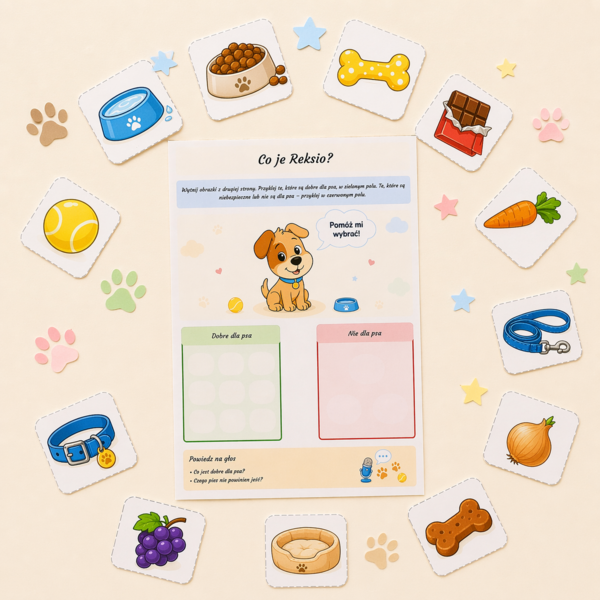 Co je Reksio? Dopasowywanie obrazków