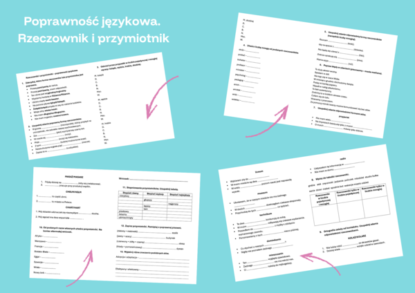 Rzeczownik i przymiotnik. Poprawność językowa