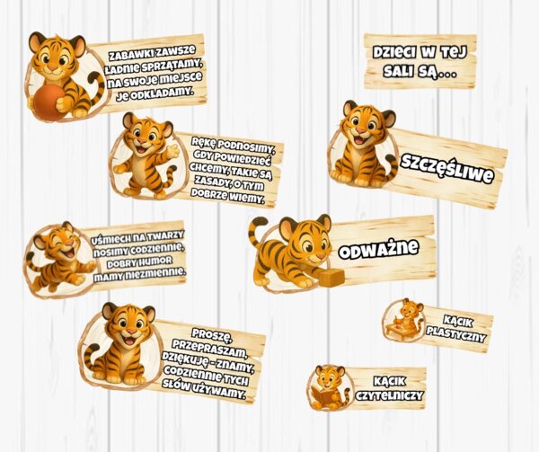 Grupa Tygryski - zestaw materiałów