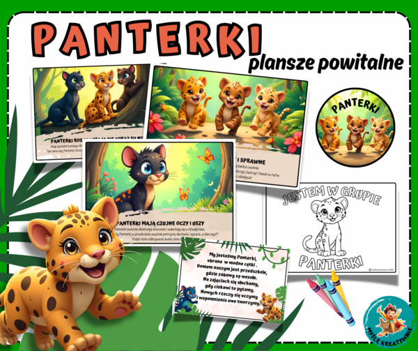 PANTERKI - plansze powitalne