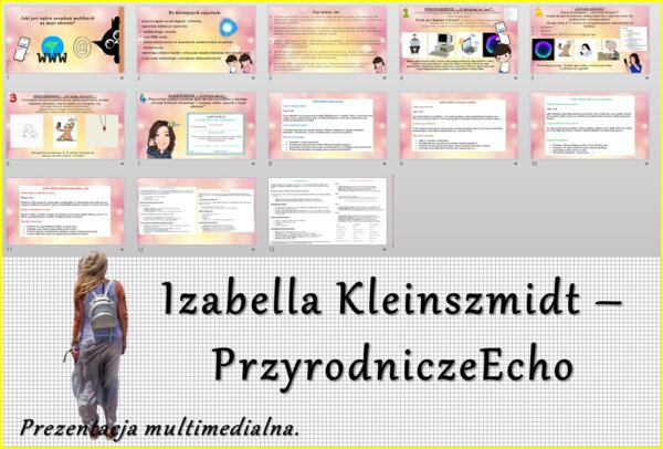 Prezentacja multimedialna w PowerPoint „Jaki jest wpływ urządzeń mobilnych na moje zdrowie?”. Edukacja zdrowotna. Klasa 6. Dział „Moje działania w sieci”.