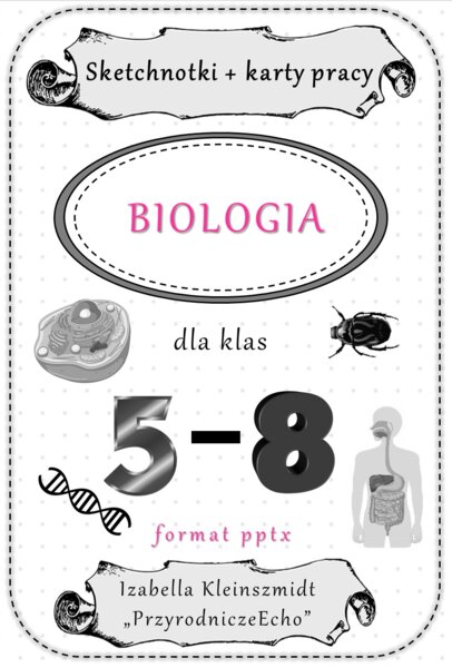 Ogromny zestaw sketchnotek i kart pracy + gratisowe linki do prezentacji multimedialnych niekomercyjnych wykonanych w genial.ly do indywidualnego pobrania i użycia do celów niekomercyjnych z BIOLOGII do klas 5-8. Materiały wykonane są w programie power p