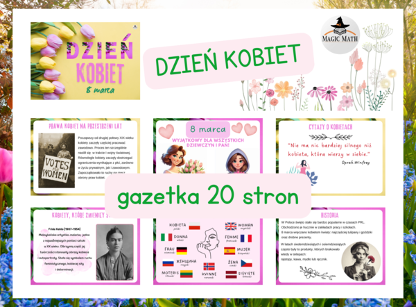 DZIEŃ KOBIET - gazetka - 20 stron