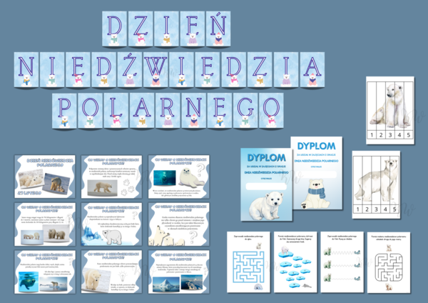 Dzień Niedźwiedzia Polarnego - zestaw
