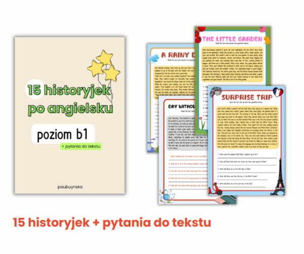 CZYTANKI ANGIELSKIE, POZIOM B1, READING IN ENGLISH