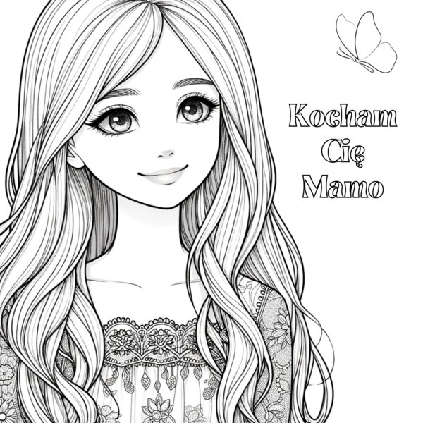 Dzień Mamy - kolorowanki