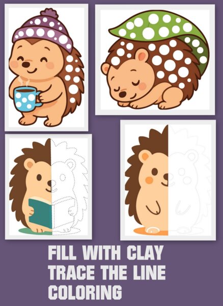 Dzień jeża karty pracy w formacie pdf i jpg 19 szt.