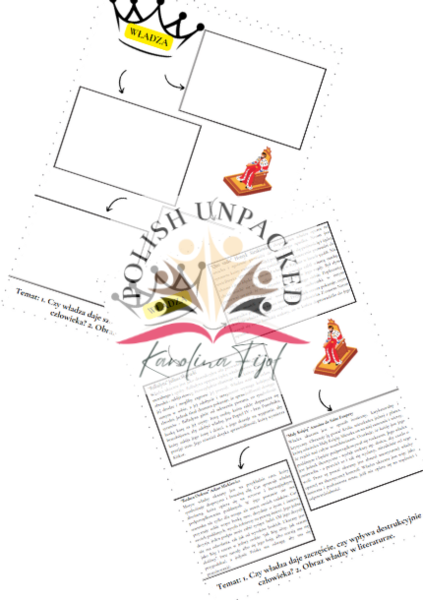 Motyw władzy + odpowiedzi egzamin ósmoklasisty, język polski