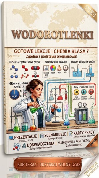 Gotowa lekcje dla nauczyciela chemii- klasa 7- Dział "Wodorotlenki"