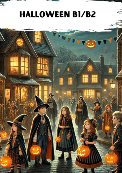 Karty Pracy_Halloween B1/B2 Gotowa lekcja
