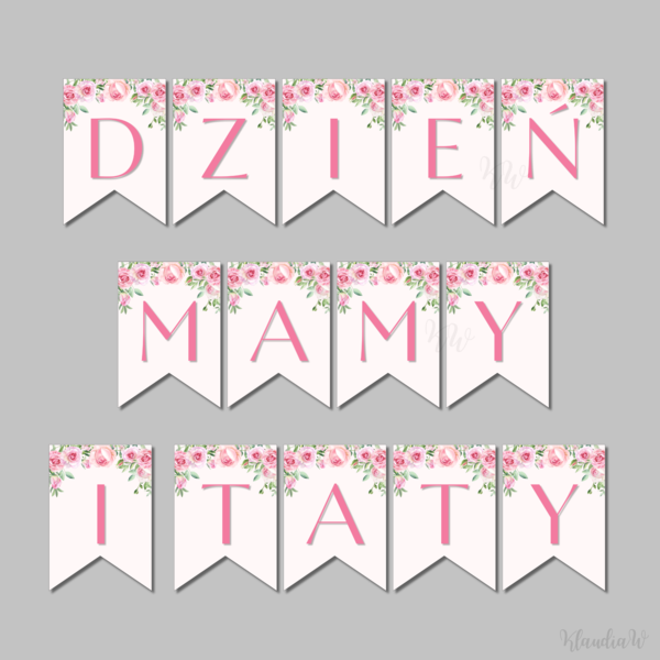 DZIEŃ MAMY I TATY - GIRLANDA