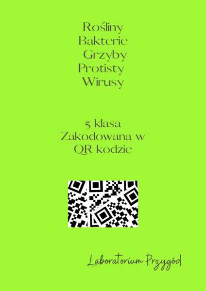 Klasa 5 zakodowana w QR kodzie
