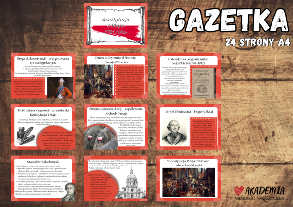 KONSTYTUCJA 3 MAJA - GAZETKA