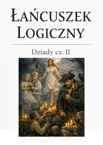 Karta pracy:  5 kroków do sedna- łańcuszek logiczny (,,Dziady cz. II”)