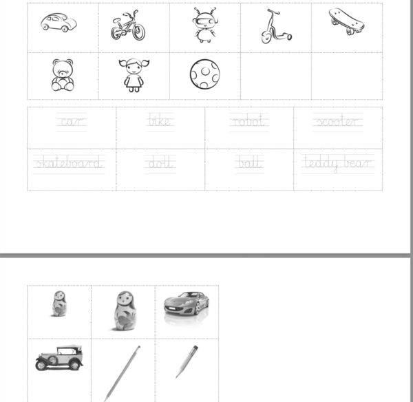 Bugs team 1 - wklajki do zeszytu