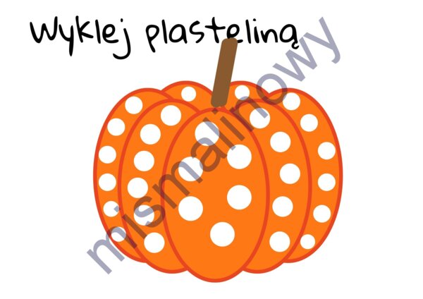 Dynia wyklej z plasteliny