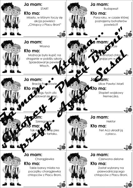 Ja mam... kto ma... "Chłopcy z Placu Broni"