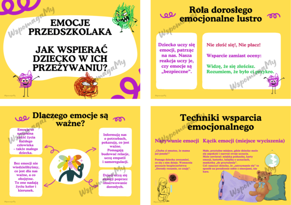 Gazetka psychologa przedszkolnego EMOCJE PRZEDSZKOLAKA