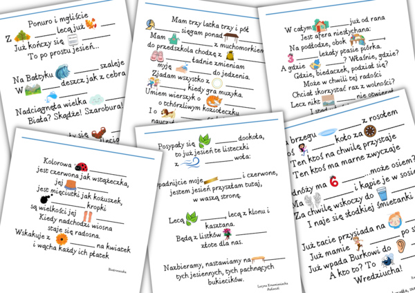 Dyktando z obrazkami. Zajęcia z języka polskiego.