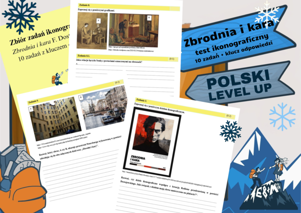 Test ikonograficzny (10 zadań z kluczem odpowiedzi)_Zbrodnia i kara_Polski Level Up