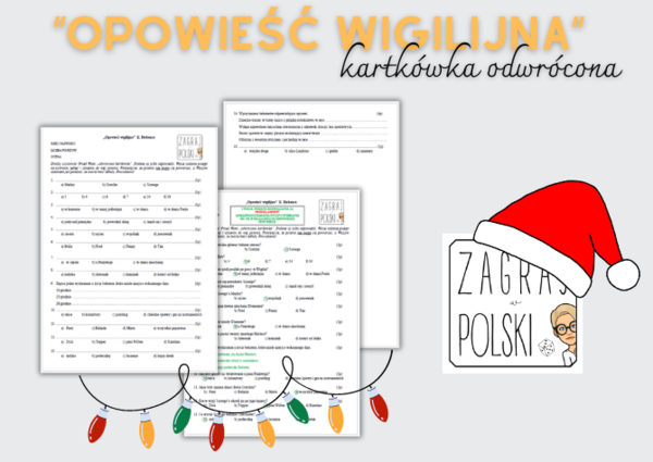 Kartkówka odwrócona – „Opowieść wigilijna" Karola Dickensa