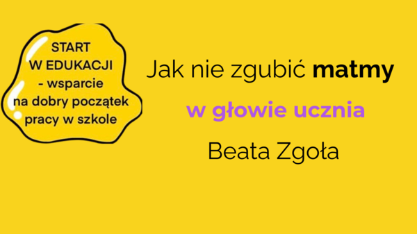 Webinar o tym jak skutecznie uczyć matematyki w szkole podstawowej