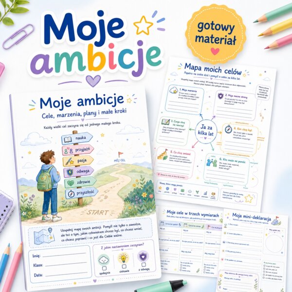 Moje ambicje - mapa celów życiowych