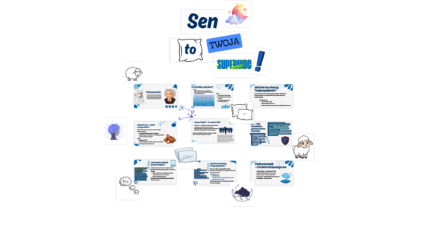 Gazetka szkolna - Sen to Twoja supermoc! + PREZENTACJA na godzinę wychowawczą/edukację zdrowotną