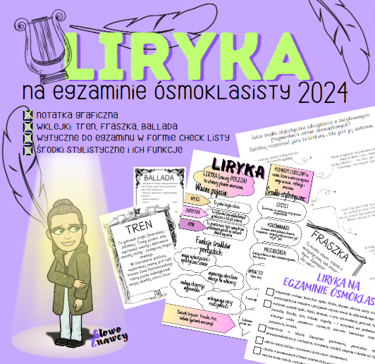 LIRYKA NA EGZAMINIE ÓSMOKLASISTY 2024