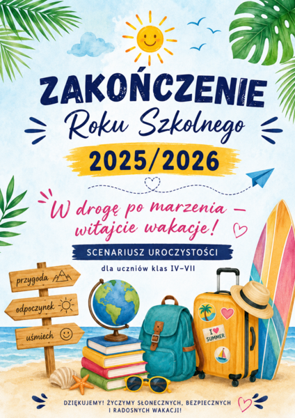 Scenariusz zakończenia roku szkolnego