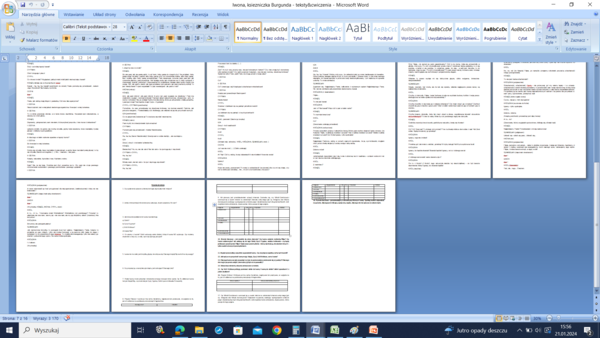 Iwona, księżniczka Burgunda - fragmenty tekstu i ćwiczenia