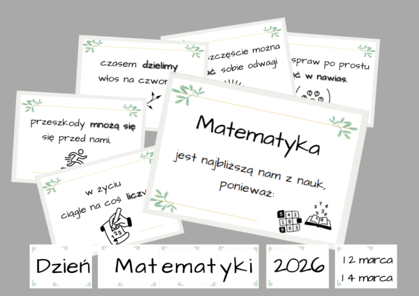 Dzień Matematyki - gazetka