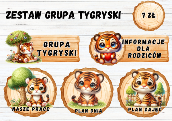 ZESTAW GRUPOWY GRUPA TYGRYSKI