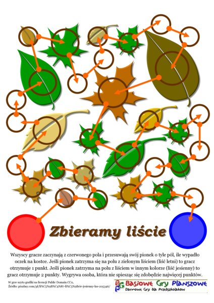 Zbieramy liście – Gra planszowa