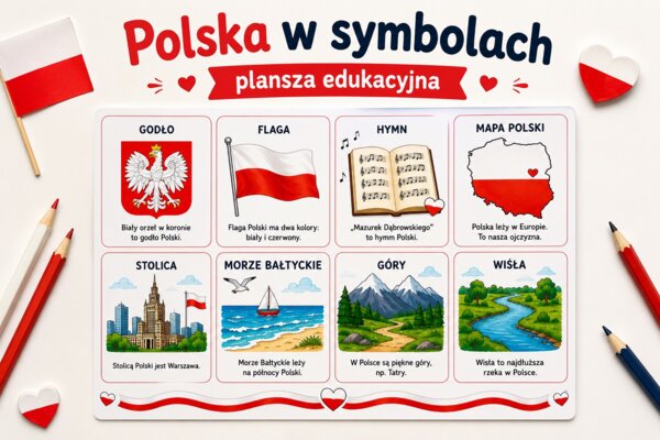 Plansza. Polska w symbolach