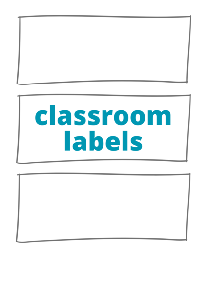 Classroom labels