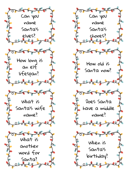 Santa Quiz - 16 questions about Santa