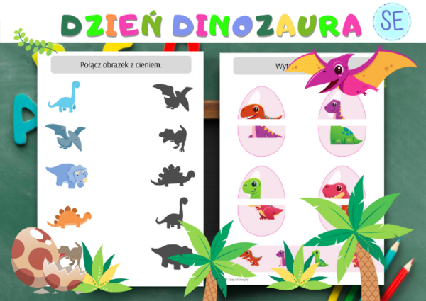 Dinozaury - zestaw zadań