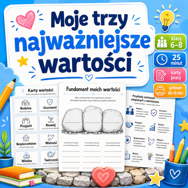 Moje trzy najważniejsze wartości