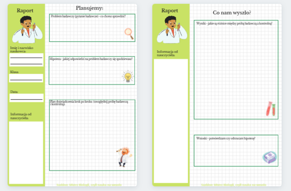 Raport z doświadczenia - dwustronny