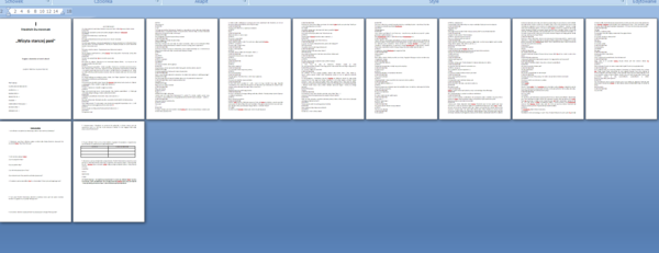 Wizyta starszej pani - teksty i ćwiczenia