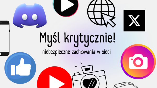 Prezentacja na godzinę wychowawczą - Myśl krytycznie - niebezpieczne zachowania w sieci