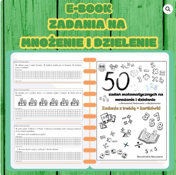 50 zadań matematycznych na mnożenie i dzielenie