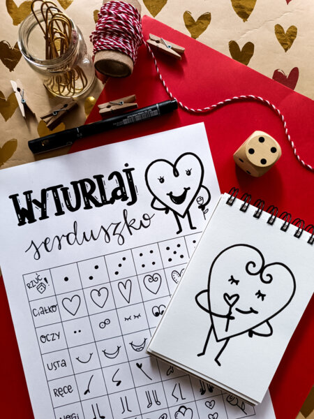 WALENTYNKI - gra "WYTURLAJ SERDUSZKO"