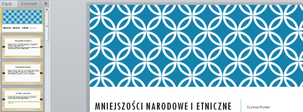 Mniejszości narodowe i etniczne - prezentacja