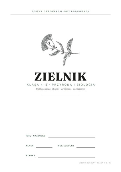 Zielnik szkolny – klasy 4–5 | przyroda i biologia