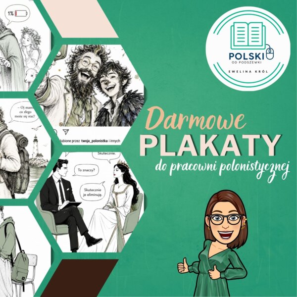 Darmowe plakaty do pracowni polonistycznej